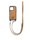 Prada Leather case for iPhone 16 Pro - Neutrals