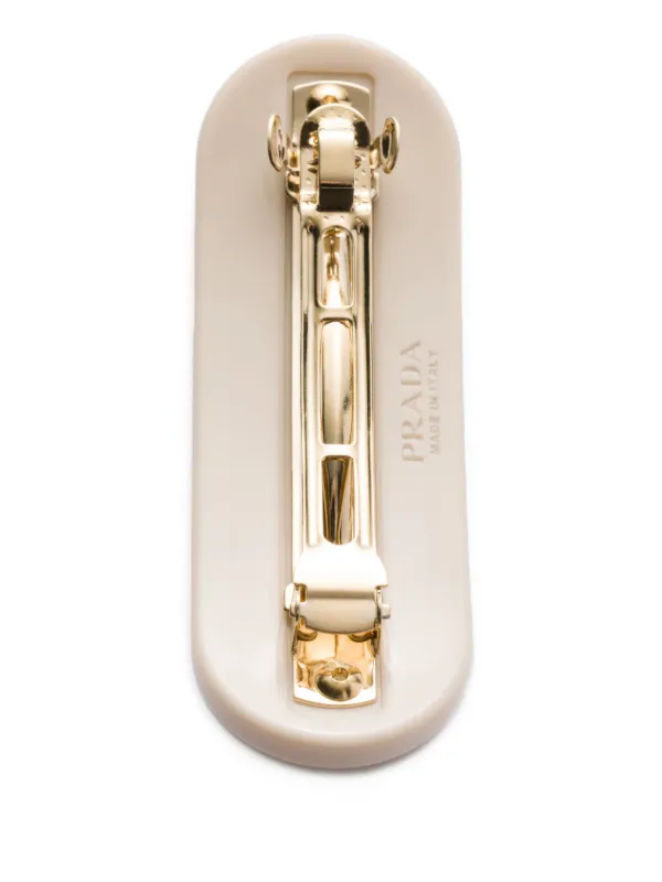 プラダ プレキシガラス ヘアクリップ ホワイト プラダ プレキシガラス ヘアクリップ ホワイト Prada ヘアクリップ