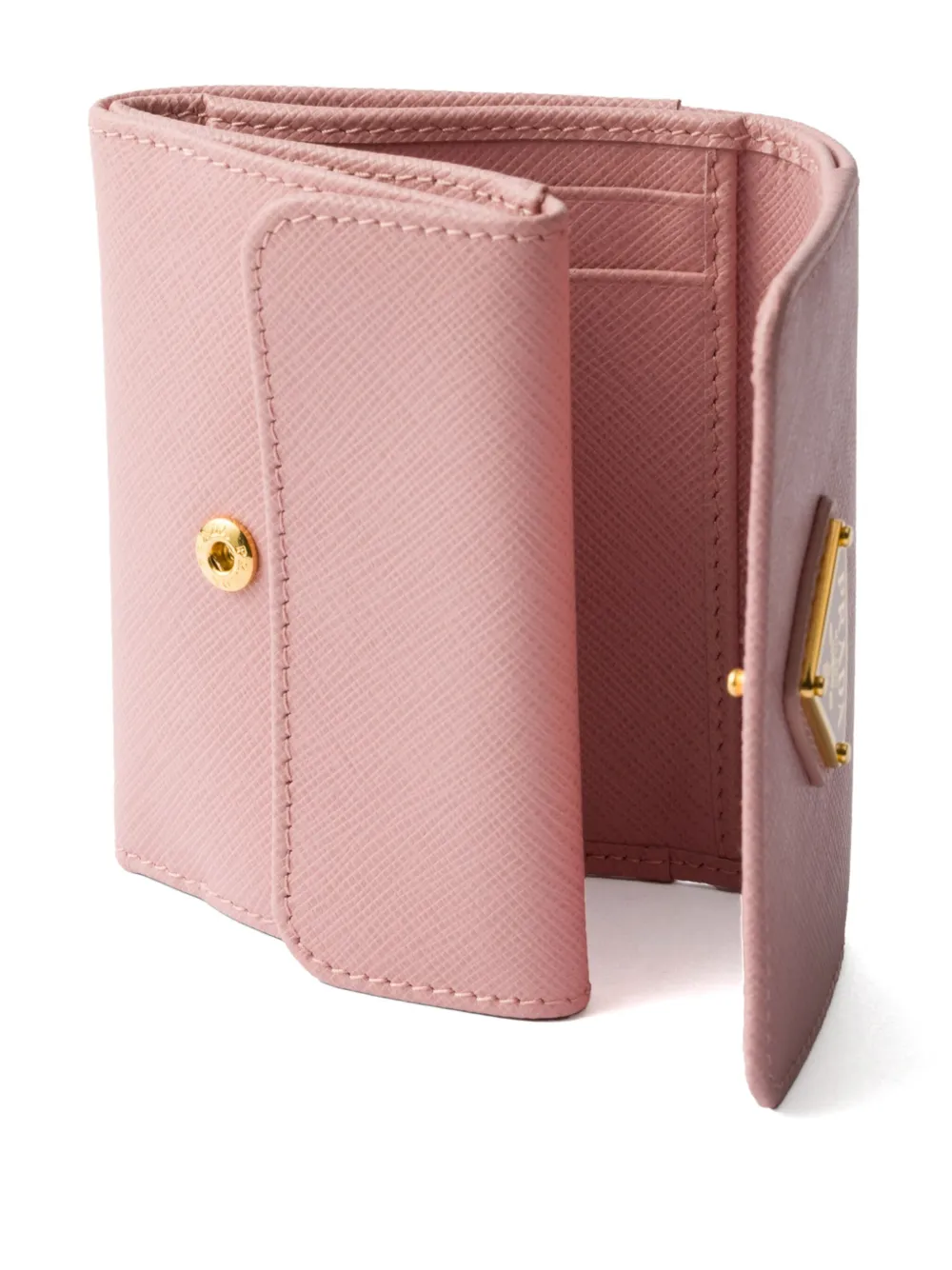 Prada Portemonnee met logo Roze