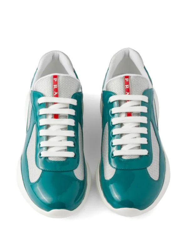 Prada America's Cup Sneakers | Blue | FARFETCH