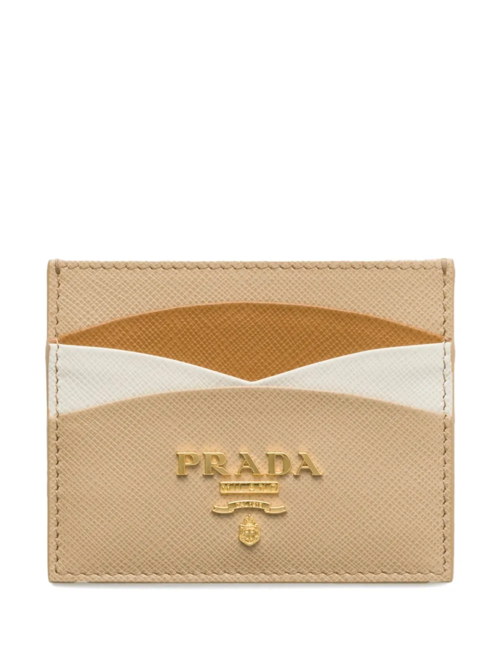 Prada logo card holder | Neutrals | Image 1