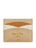 Prada logo card holder - Neutrals