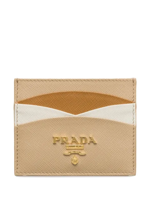 Prada logo card holder 