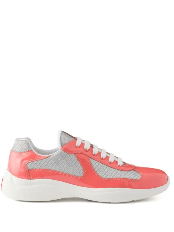 Prada America's Cup スニーカー | オレンジ | FARFETCH JP