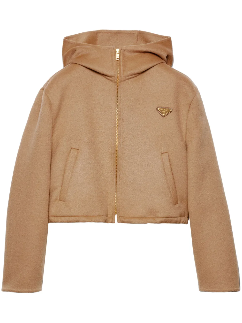 Prada Bomberjack met logo Bruin