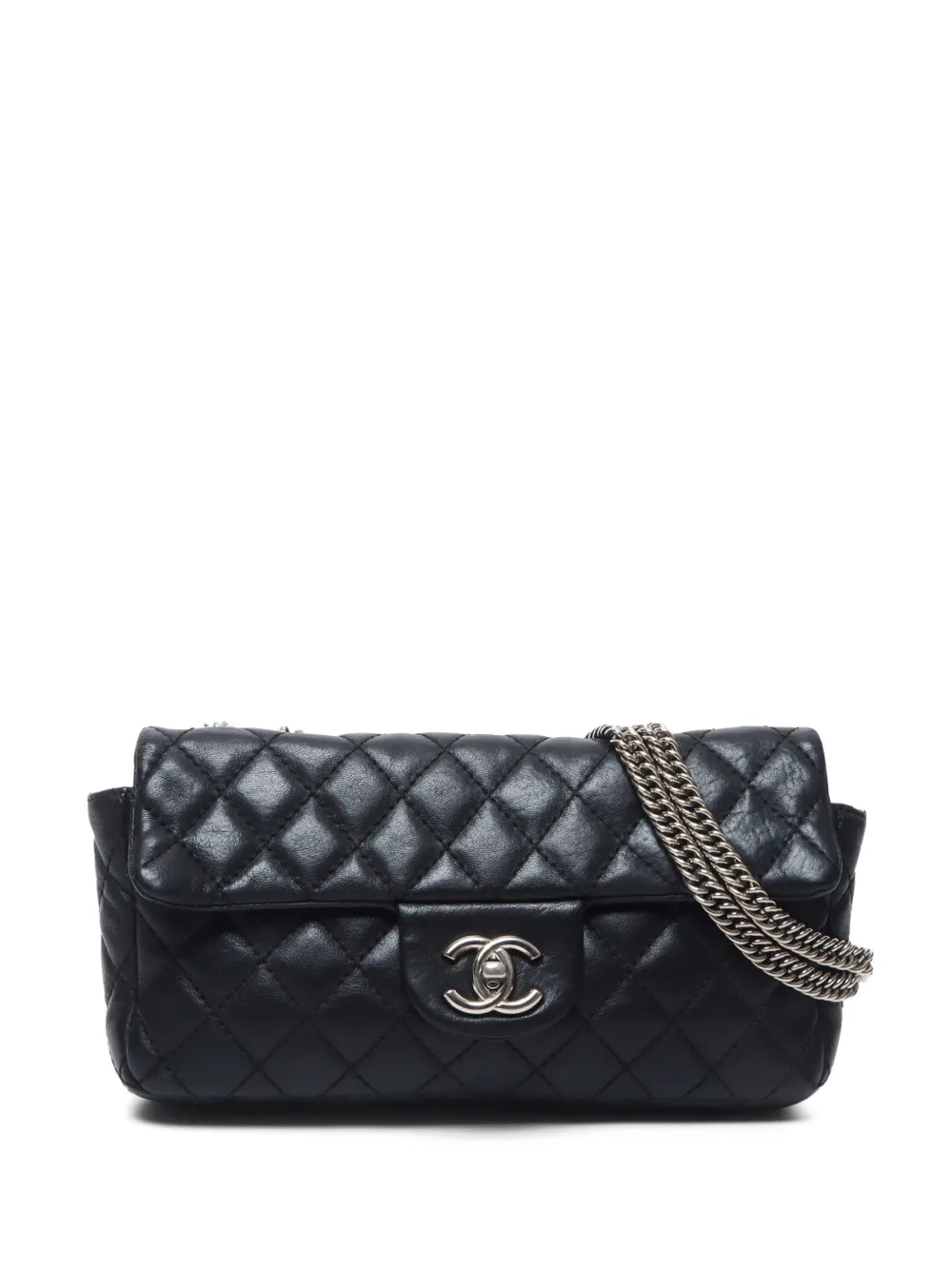 CHANEL Pre-Owned sac porté épaule à matelassage losanges (2007-2008) | noir | Image 1