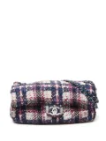 CHANEL Pre-Owned 2013-2014 tweed shoulder bag - Blue