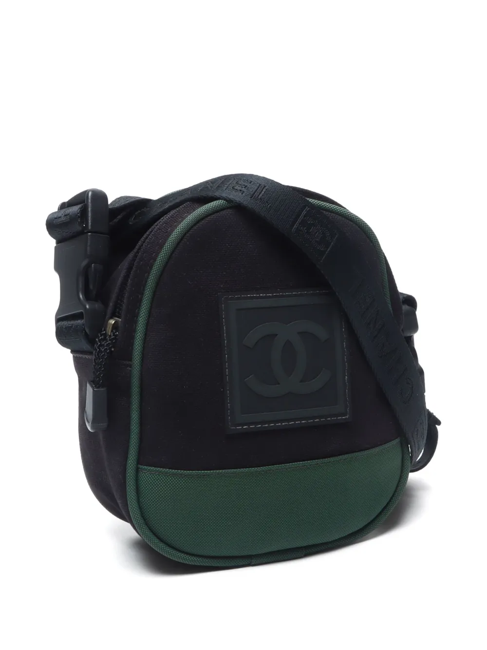 Pre-owned Chanel 2003-2004 Sport Line Shoulder Bag In ブラック