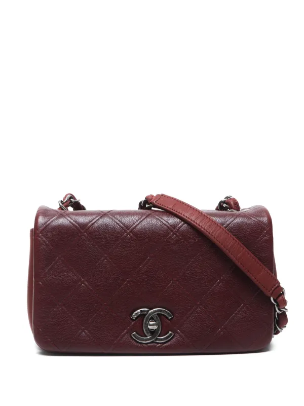 CHANEL レッド キルティングバッグ CHANEL レッド キルティング ショルダーバッグ - メルカリ