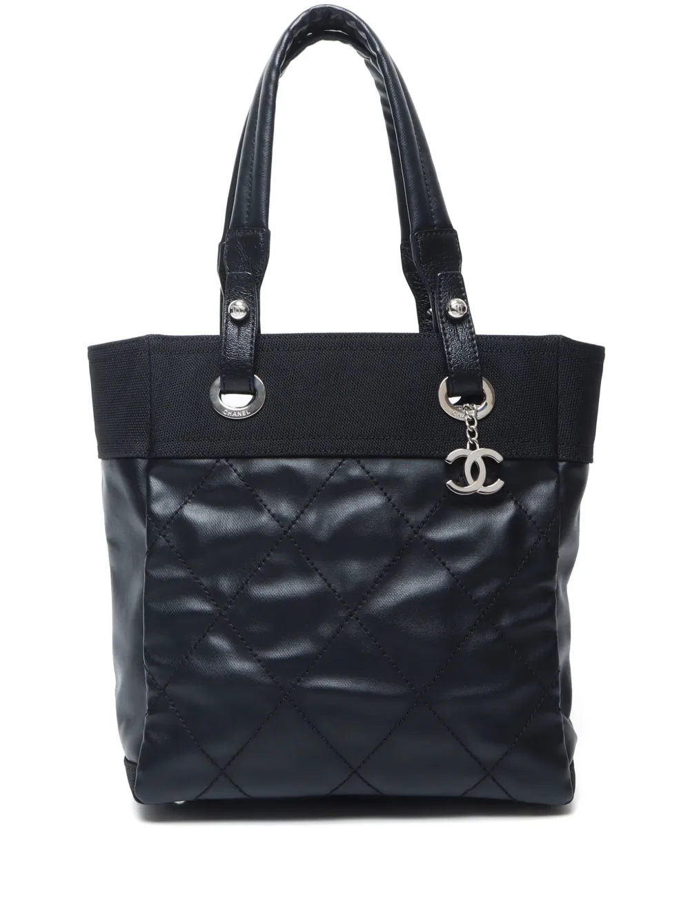 CHANEL Pre-Owned شنطة يد 'باريس بياريتز' 2013 | أسود | Image 1