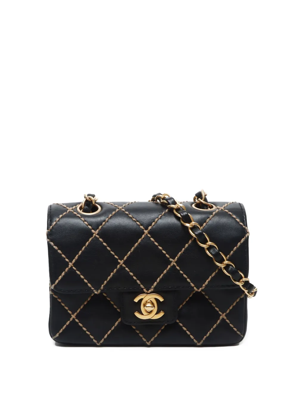 CHANEL Pre-Owned 2003-2004 diamond-stitched shoulder bag | Black | Image 1