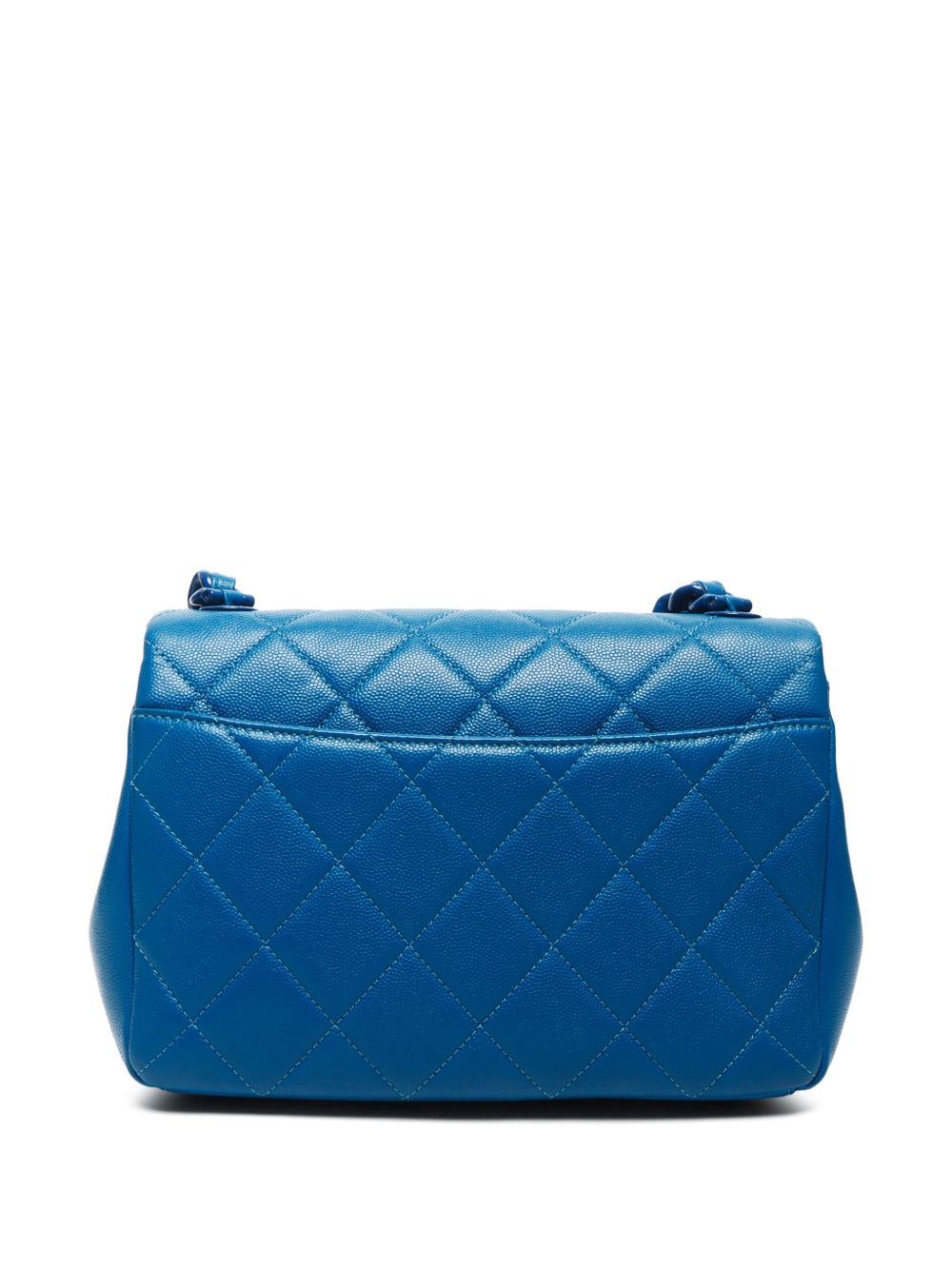 CHANEL Pre-Owned 2020-2021 diamantvormig gewatteerde schoudertas - Blauw