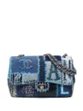 CHANEL Pre-Owned 2015 Patchwork Jumbo chain shoulder bag - Blue