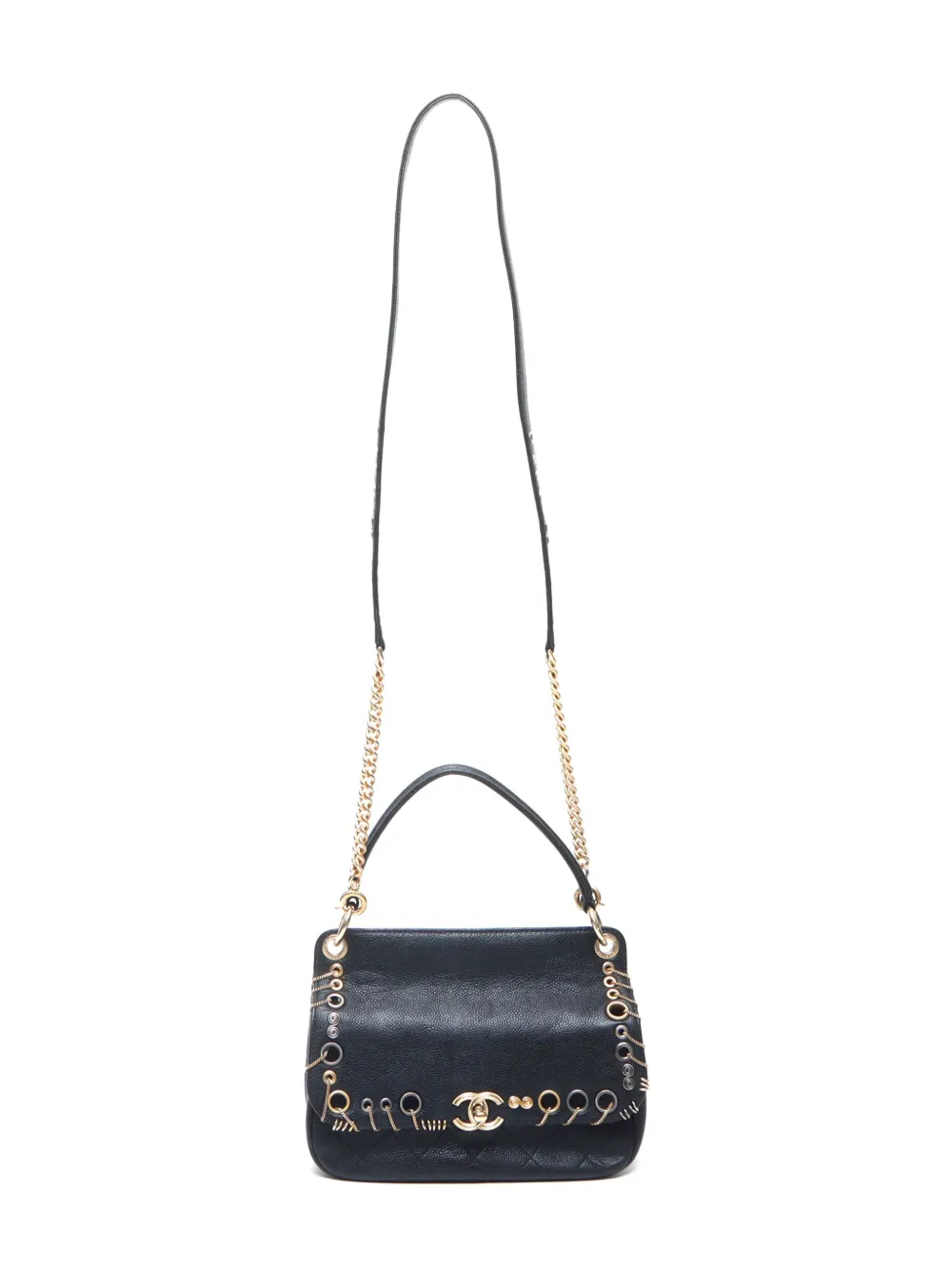 CHANEL Pre-owned 2017 Piercing Chic Two-way Bag In Black