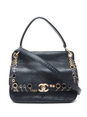 1990s flower-detail necklace