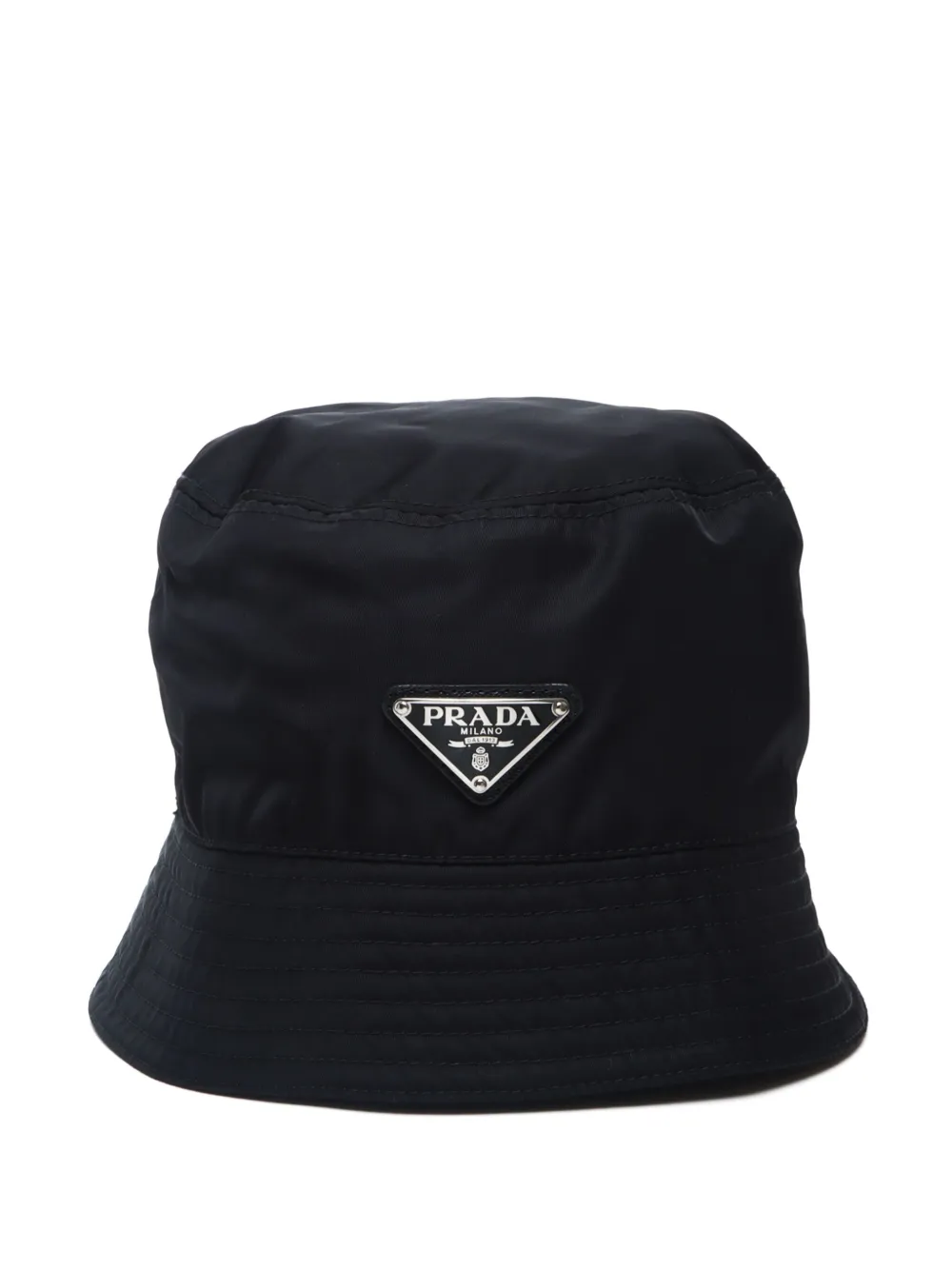 triangle logo bucket hat