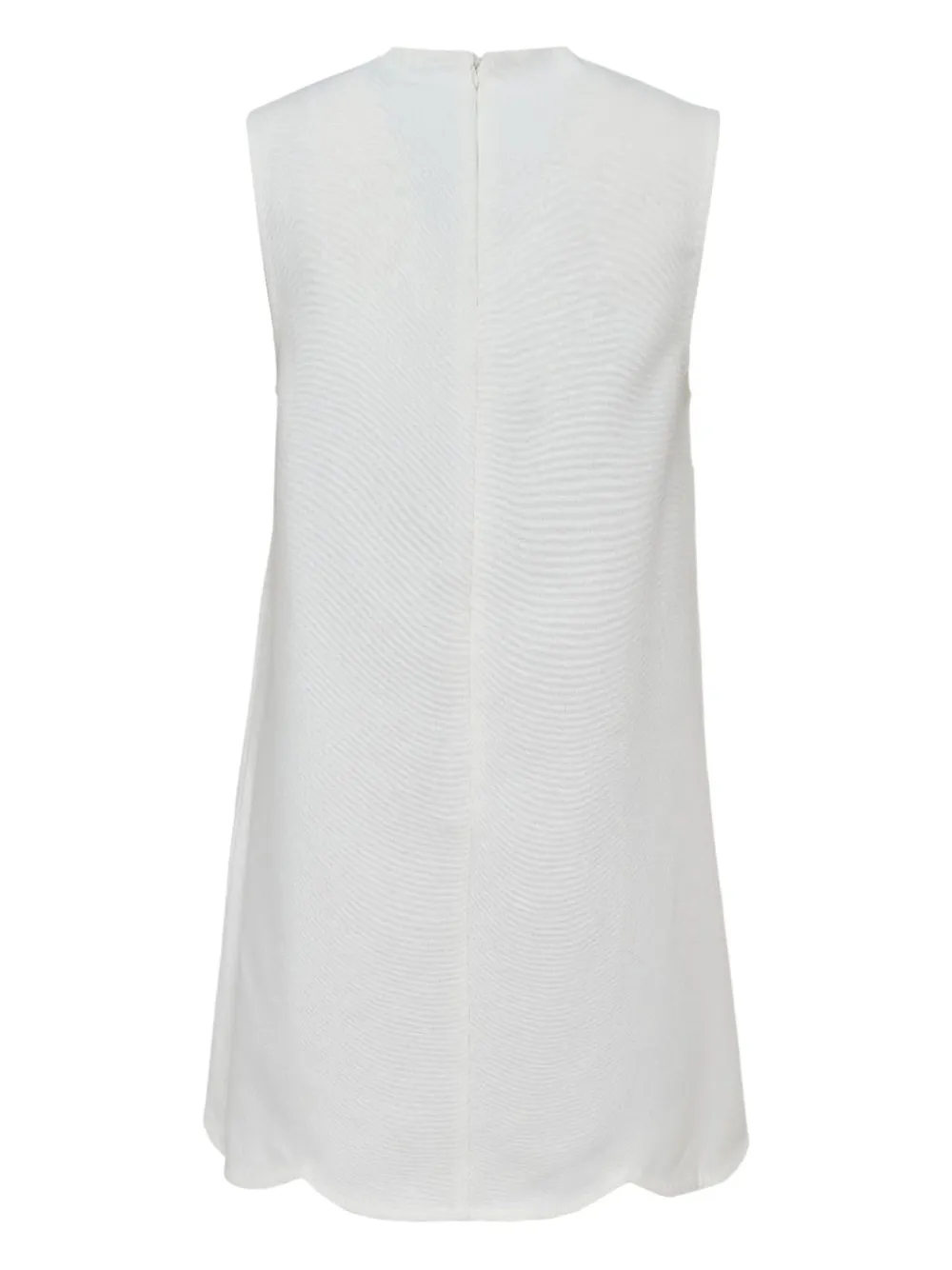 Alexis Adilyn laser-cut floral mini dress Wit
