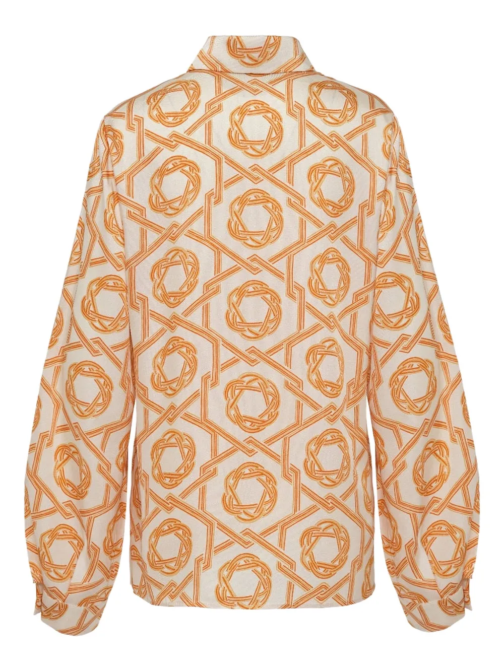 Alexis Maraville geometric-print blouse Oranje