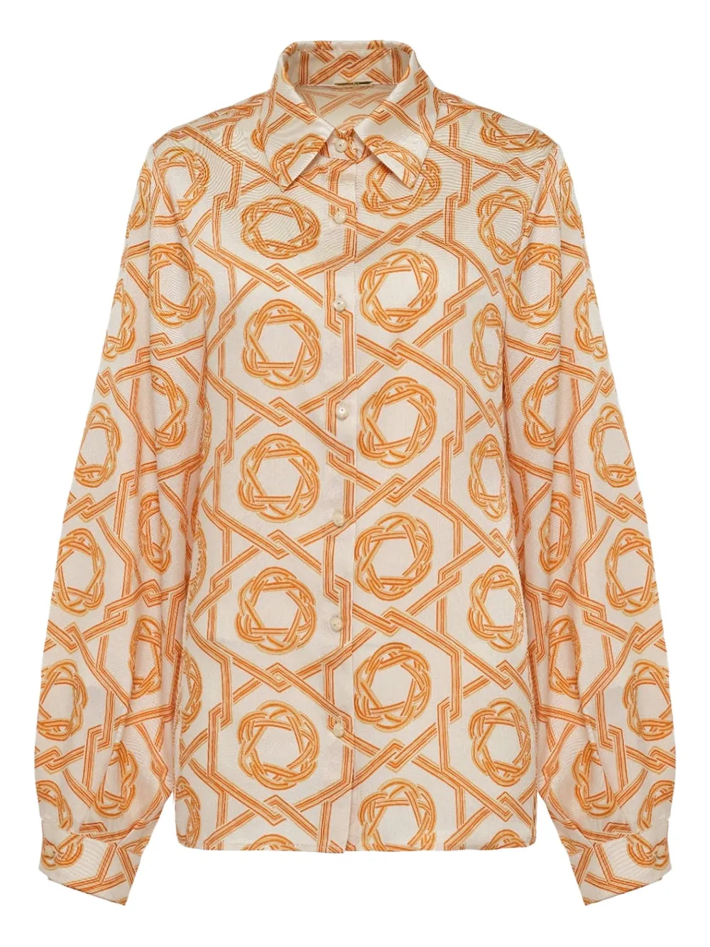 Alexis Maraville geometric-print blouse Oranje