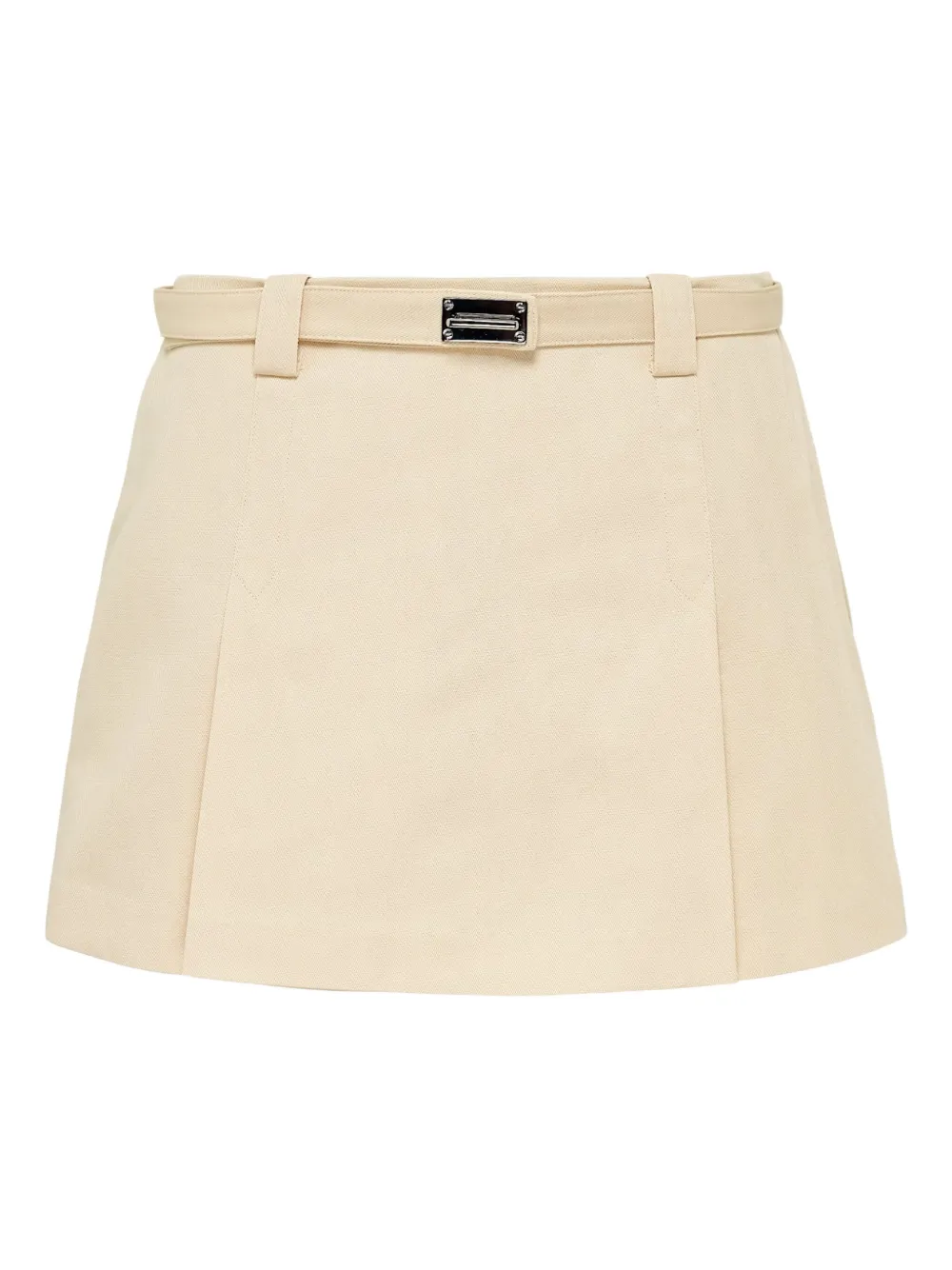 Alexis Plooirok met ceintuur Beige