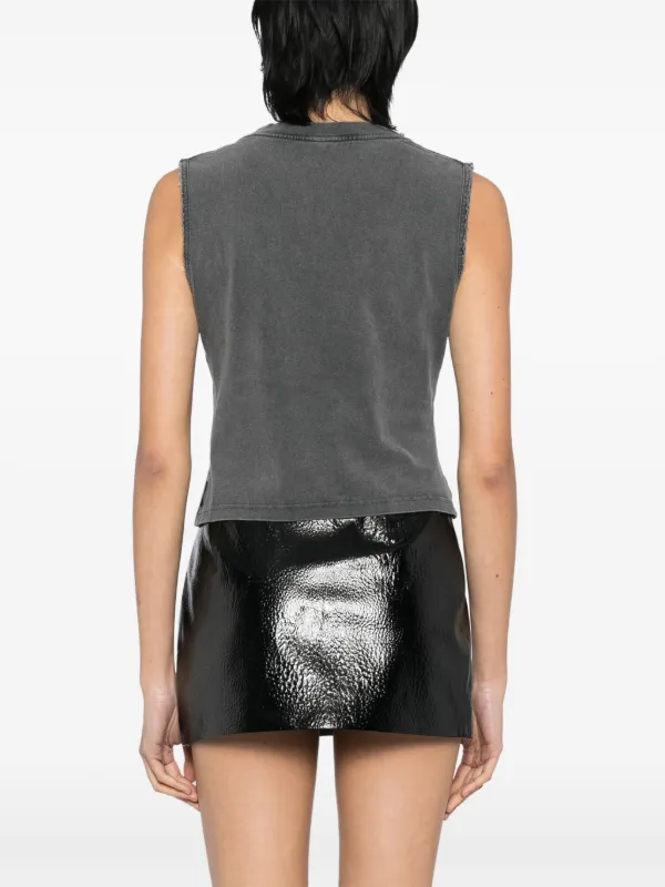 Alexander Wang Vネック タンクトップ | グレー | FARFETCH JP