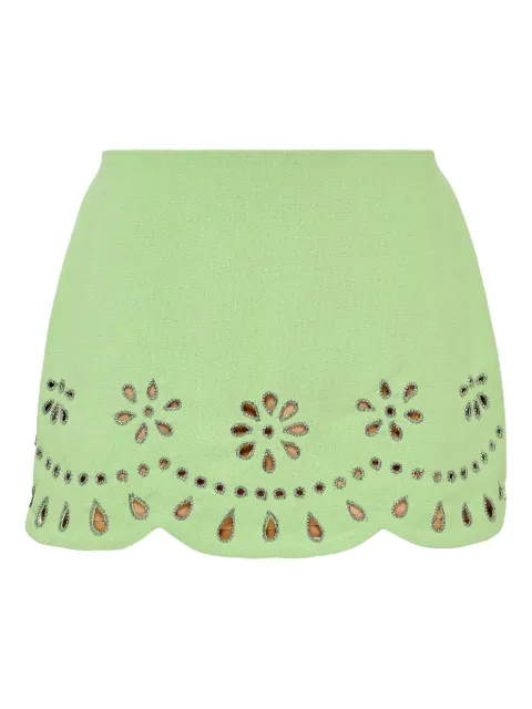 Alexis cut-out floral skirt
