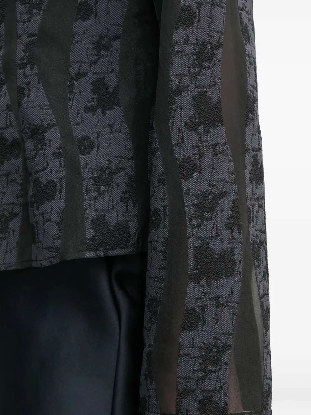Samsoe & Samsoe Saanai Bell-sleeve Blouse In Blue