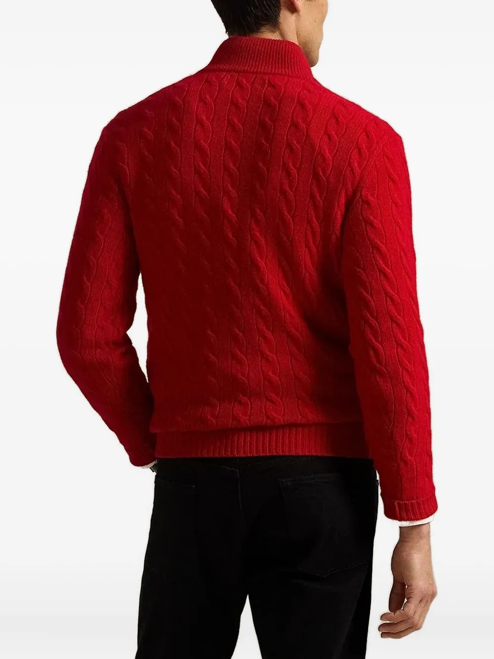 Polo Ralph Lauren Kabelgebreide trui Rood