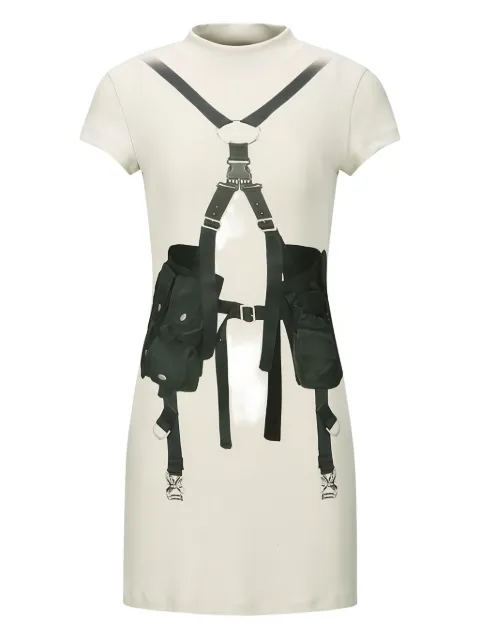 Andersson Bell graphic harness-print dress