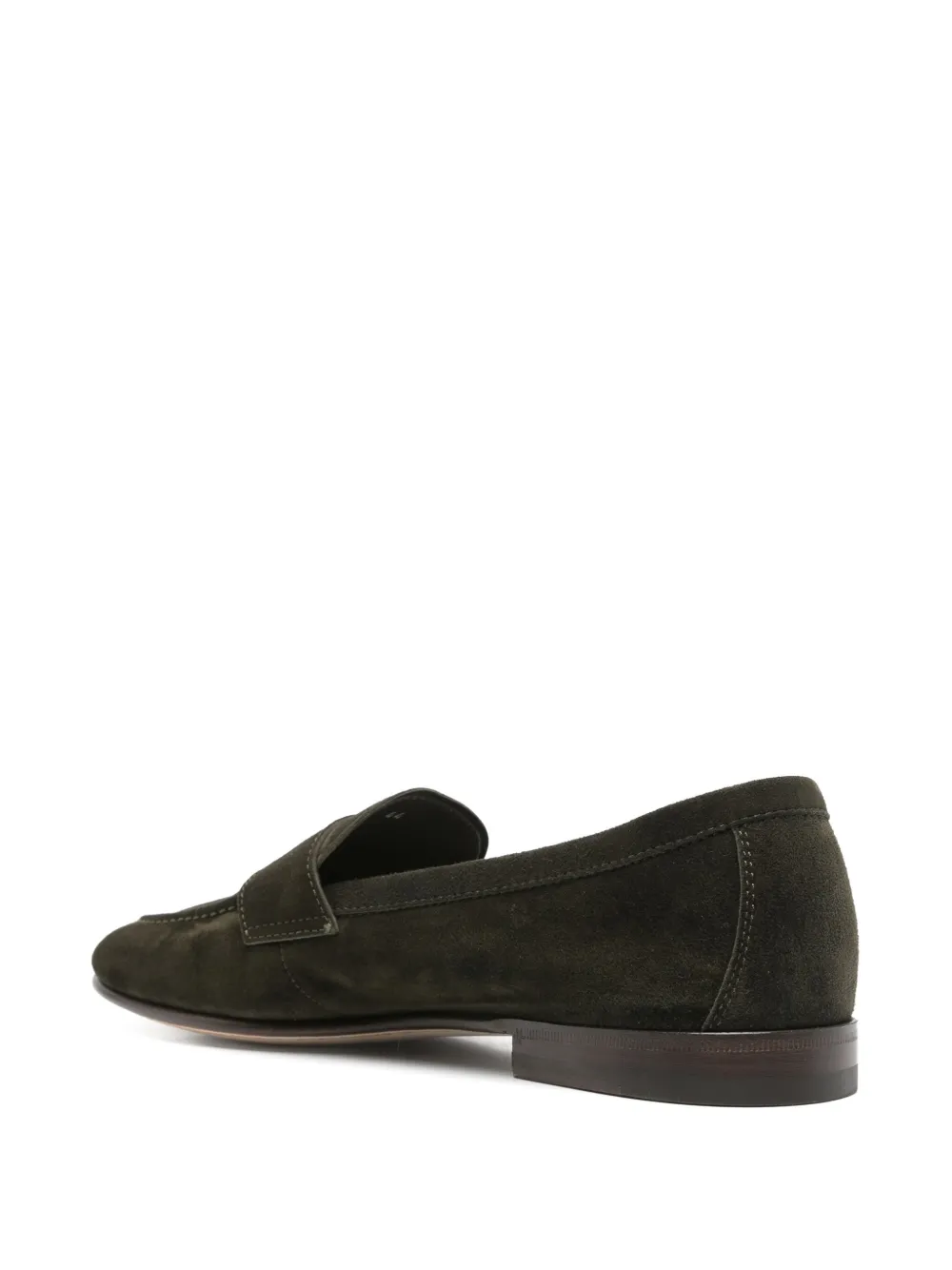 Henderson Baracco suede loafers Green