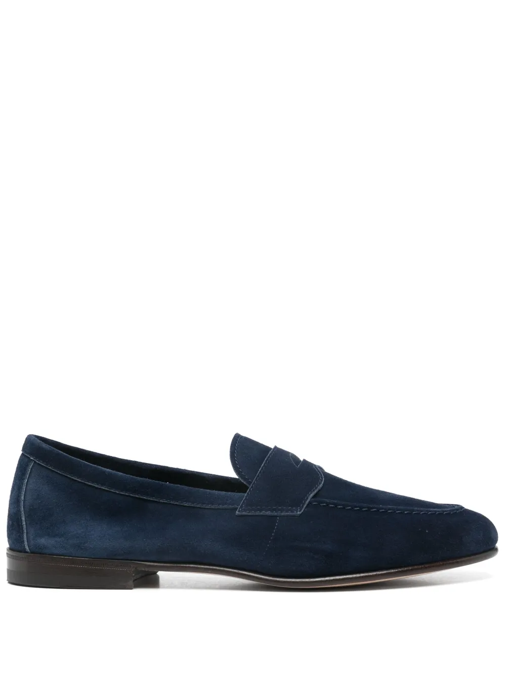 Henderson Baracco suede loafers Blue