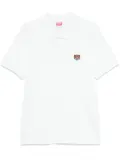 Kenzo Happy Tiger embroidered polo shirt - White