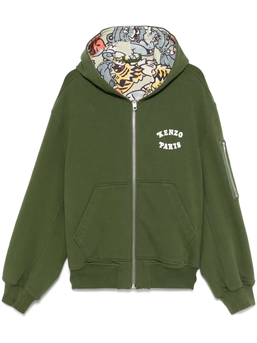 Kenzo Felpa Verdy reversibile con cappuccio | verde | Image 1