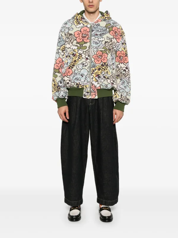 Kenzo Verdy Reversible Hoodie | Green | FARFETCH