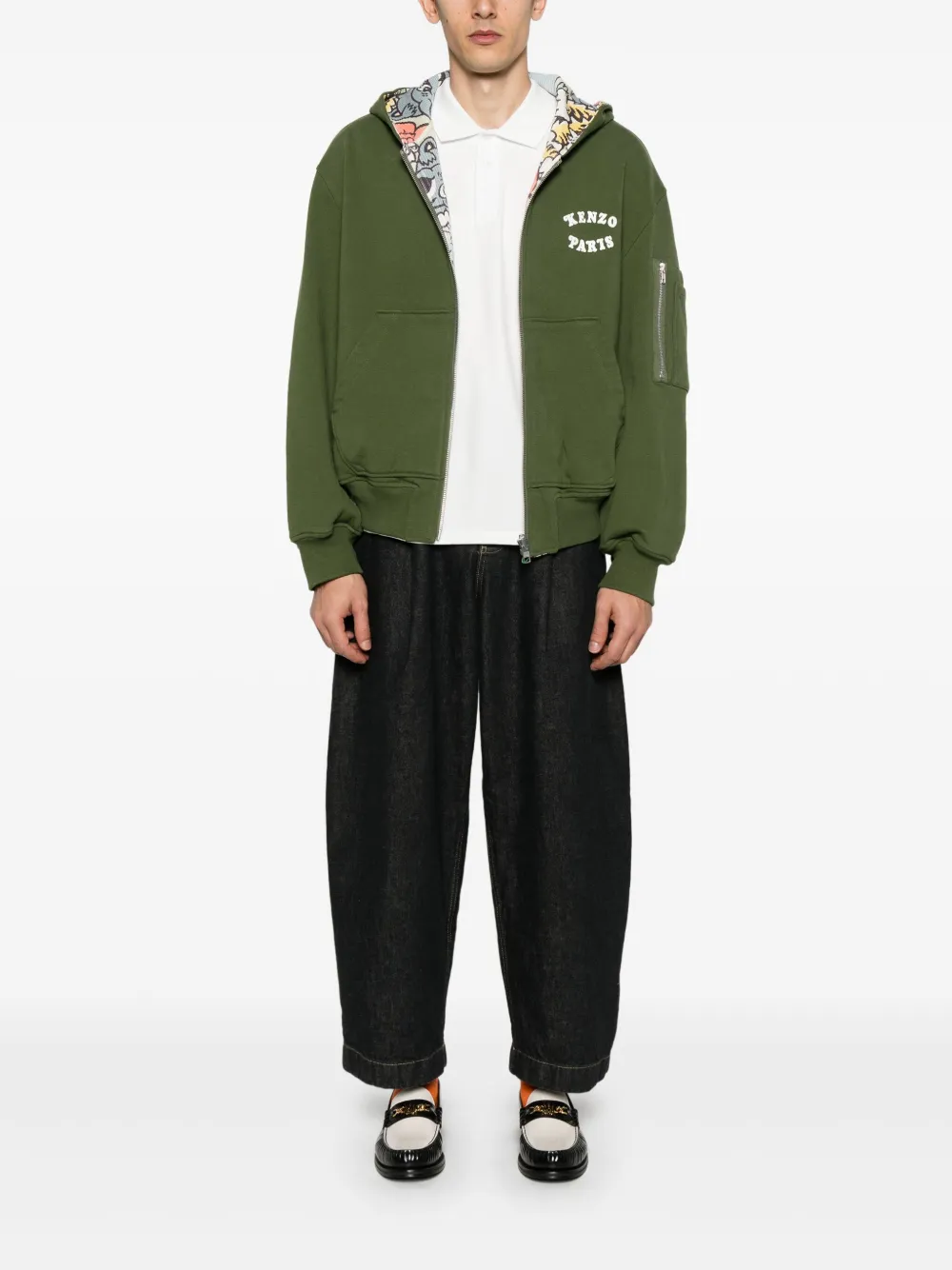 Kenzo Verdy omkeerbare hoodie - Groen