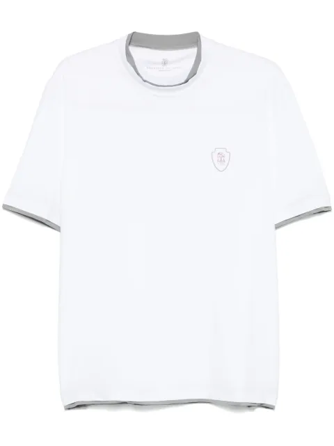 Brunello Cucinelli layered-details T-shirt