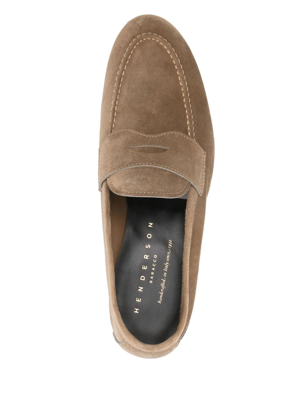 Henderson Baracco suede loafers Neutrals