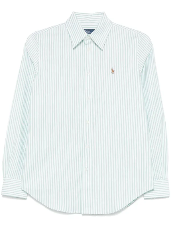 Polo Ralph Lauren ストライプ シャツ | グリーン | FARFETCH JP
