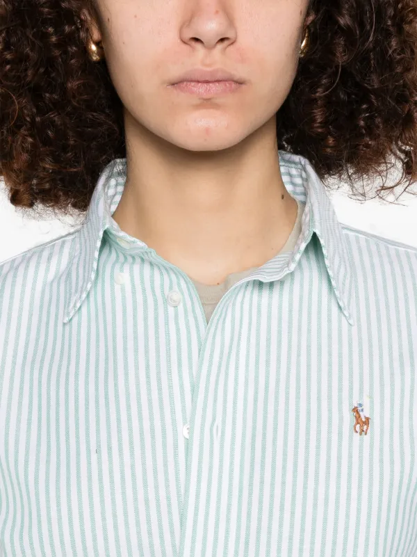Polo Ralph Lauren ストライプ シャツ | グリーン | FARFETCH JP