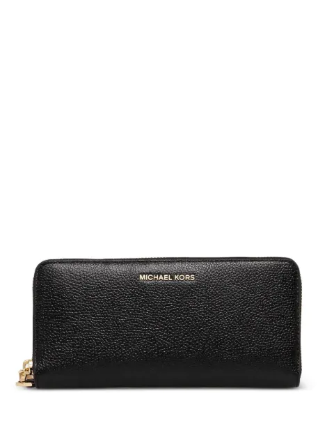 Michael Michael Kors cartera texturizada con cierre