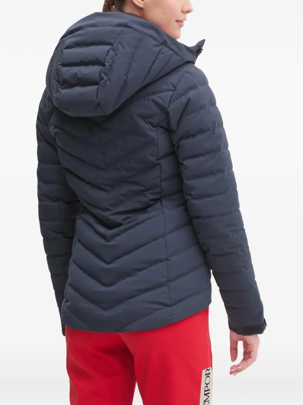  Peak Performance Hooded Quilted Ski Jacket - Blue 