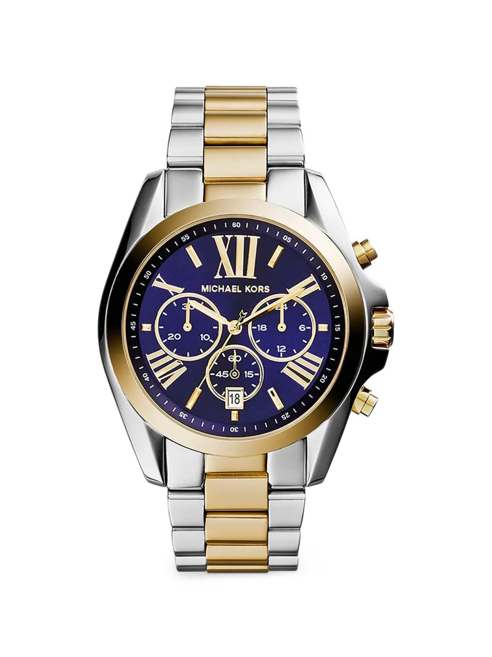 Michael Kors round-shape 43mm watch - Blu