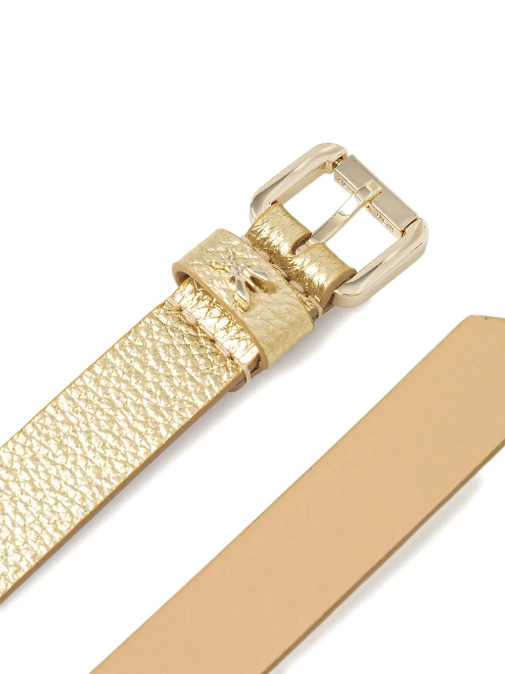 Patrizia Pepe leather belt - Goud