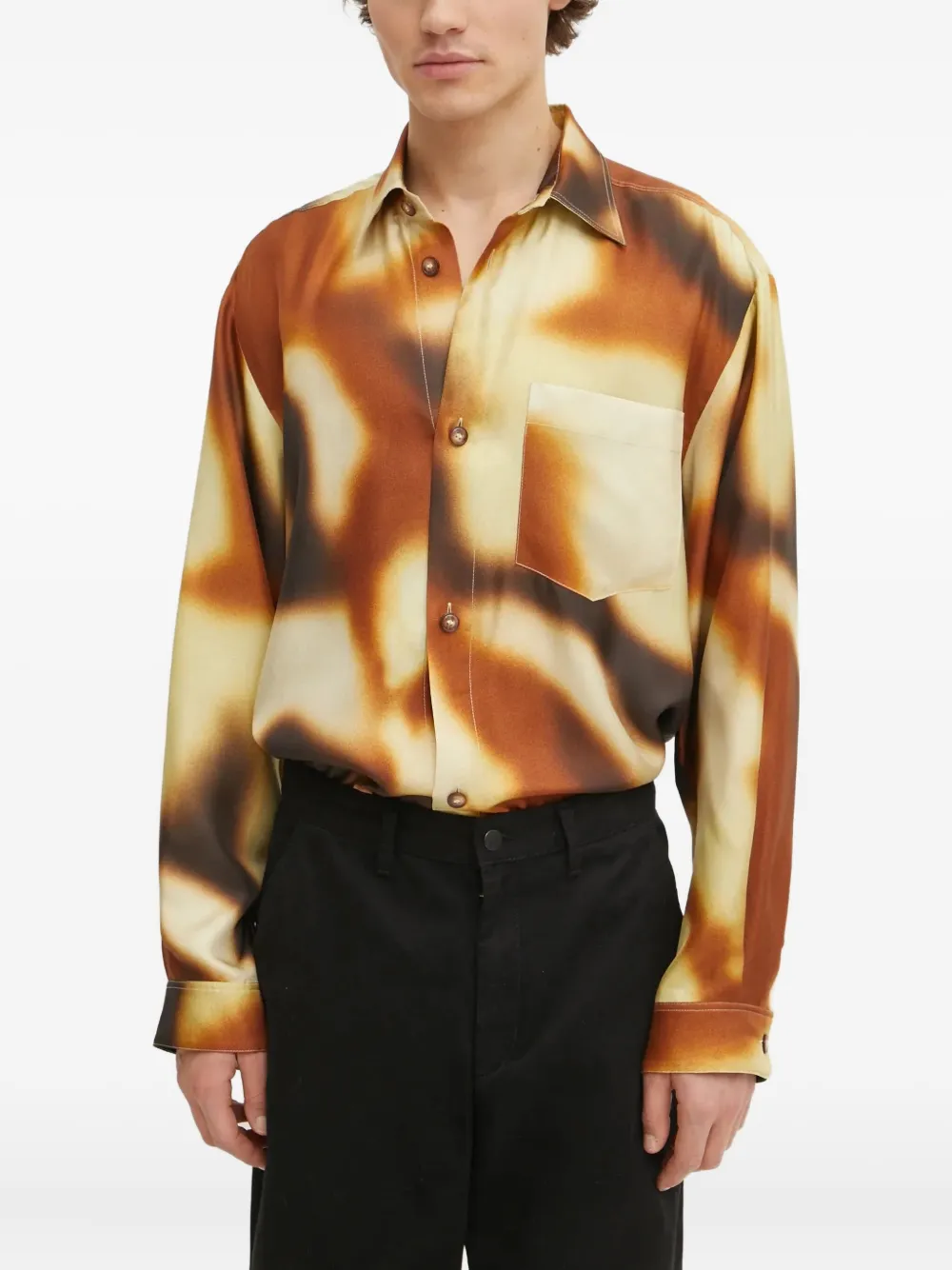 Nanushka Sebas abstract-print shirt | Image 2