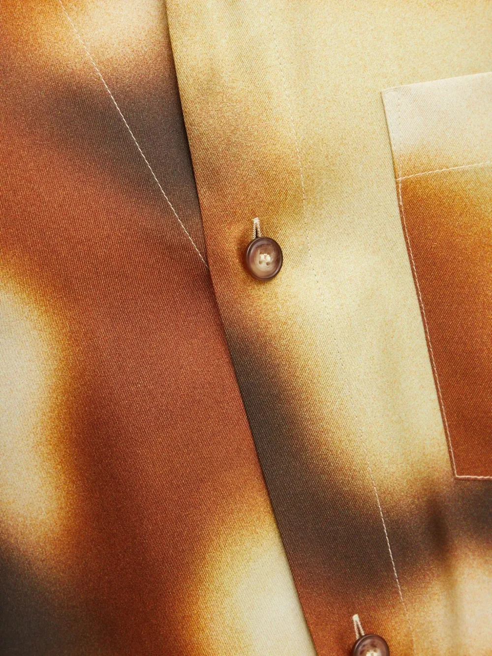 Nanushka Sebas overhemd met abstracte print Beige