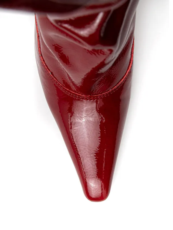NAKED WOLFE 90mm Vern Boots | Red | FARFETCH