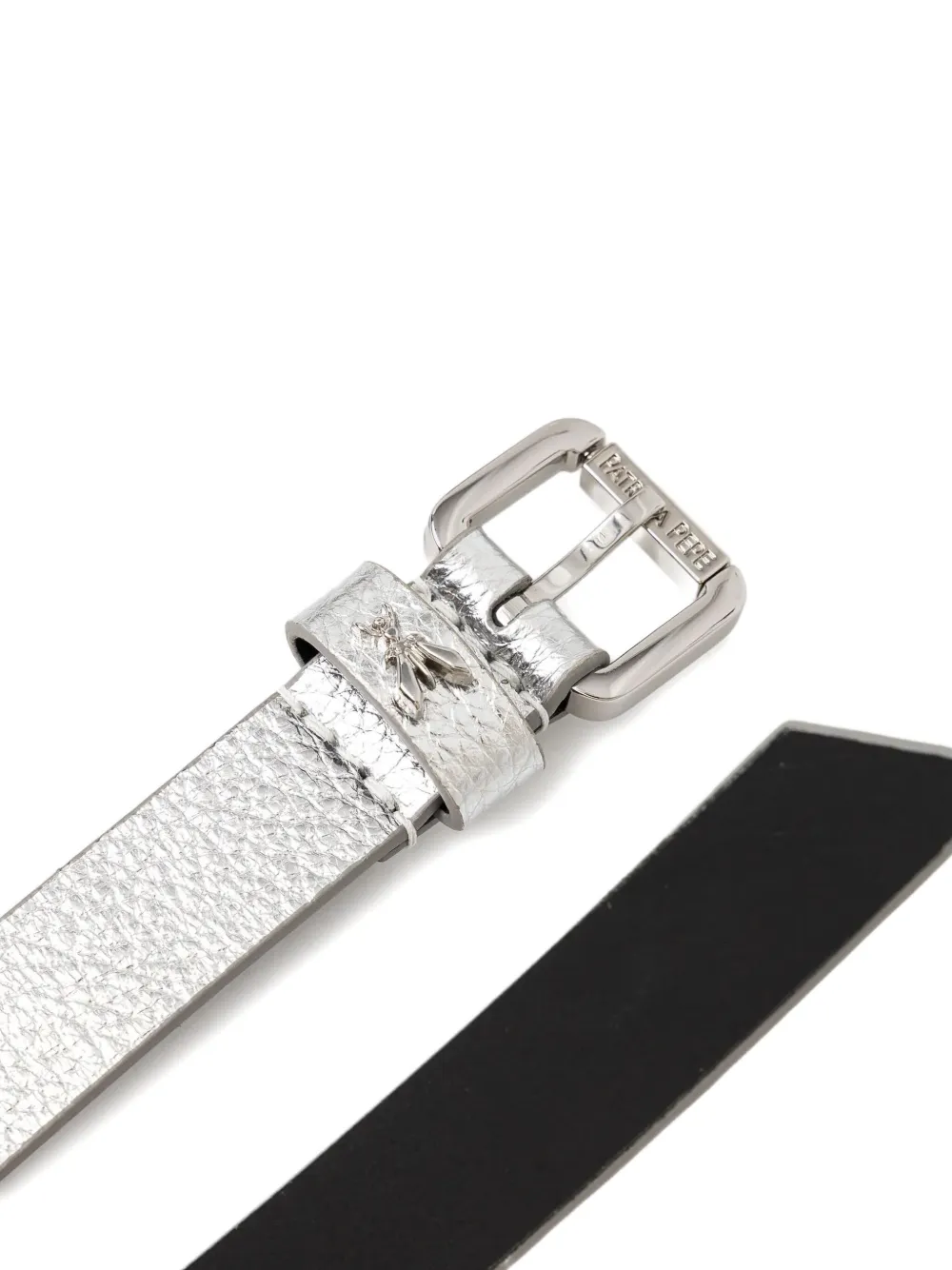 Patrizia Pepe leather belt - Zilver