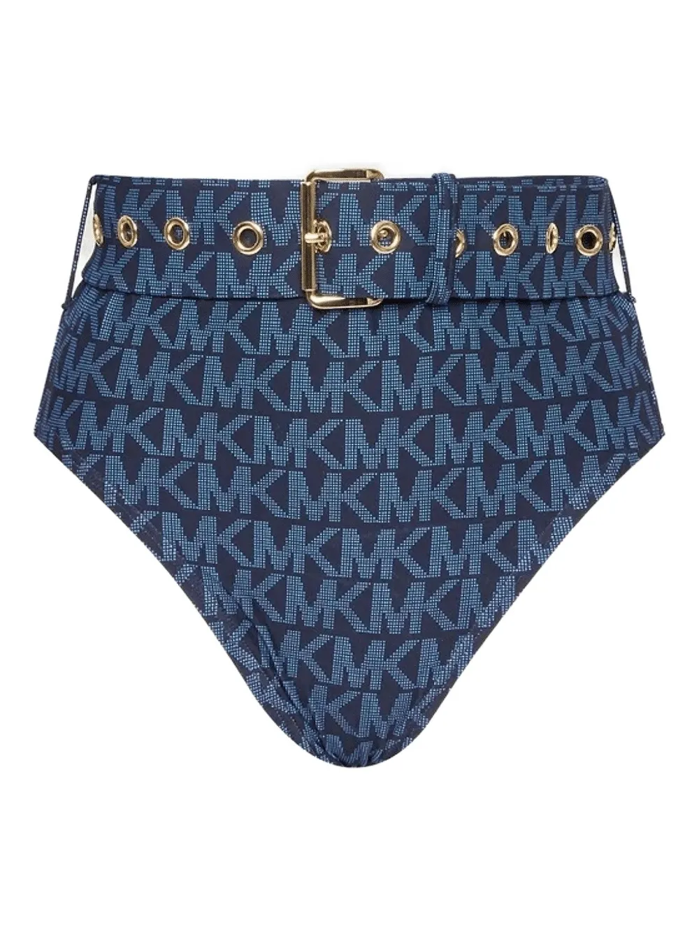 Michael Michael Kors logo belted biking briefs - Blu