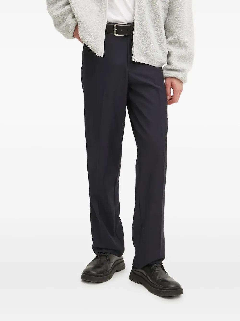SAMSOE Straight broek Zwart