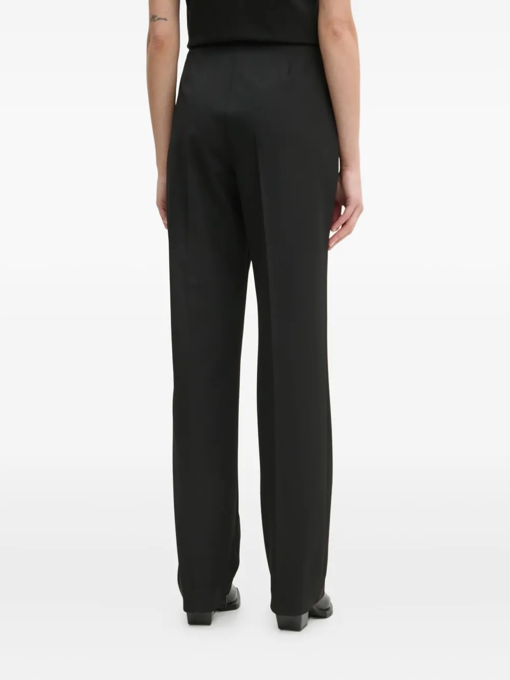 SAMSOE SAMSOE split-hem trousers - Zwart